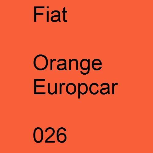 Fiat, Orange Europcar, 026.